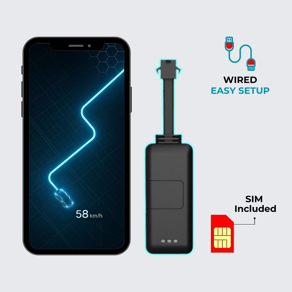 TrackX® Wired GPS Tracker | For Cars, Bikes & Trucks