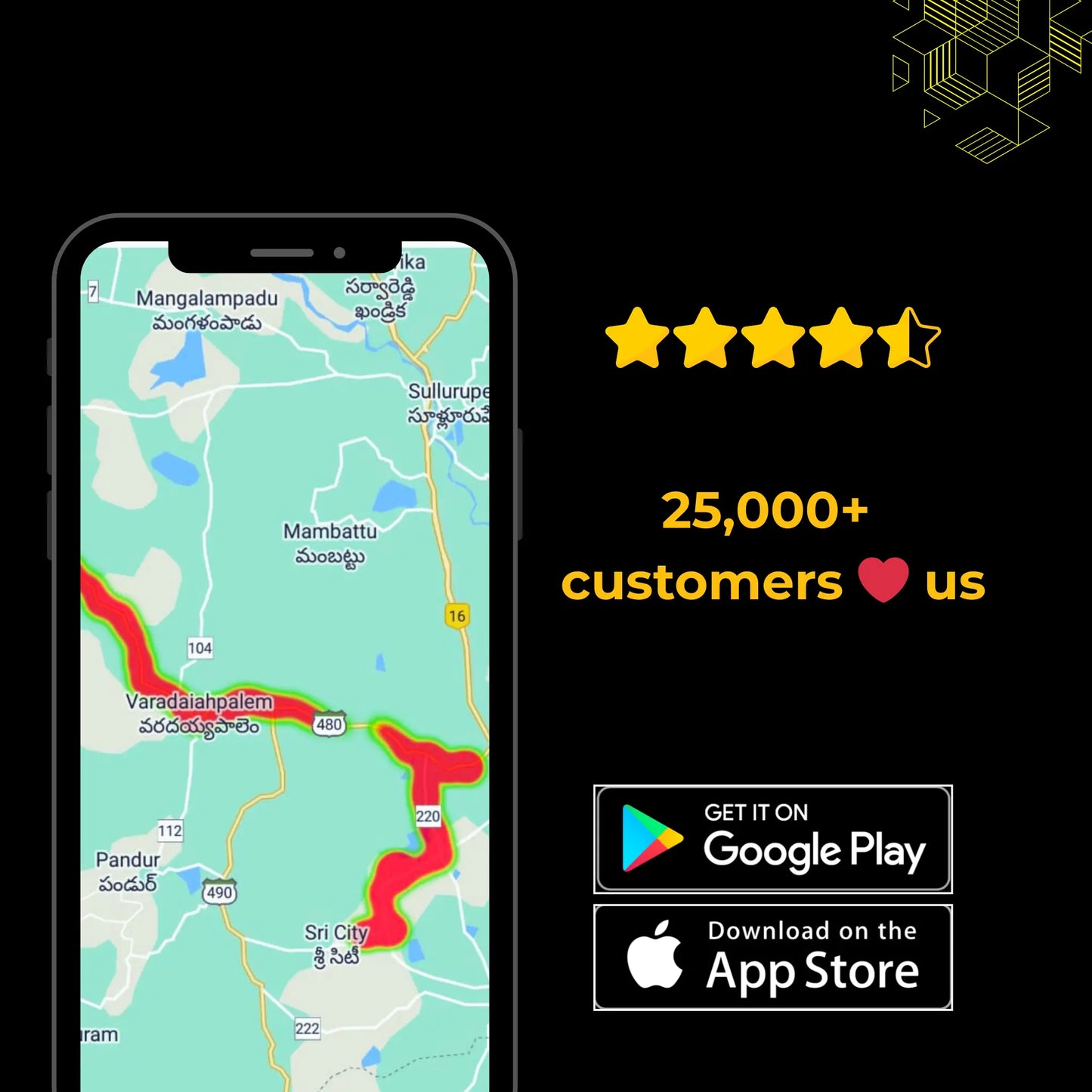 TrackX Wired GPS with Airtel SIM & Remote Engine Lock | Free Installation