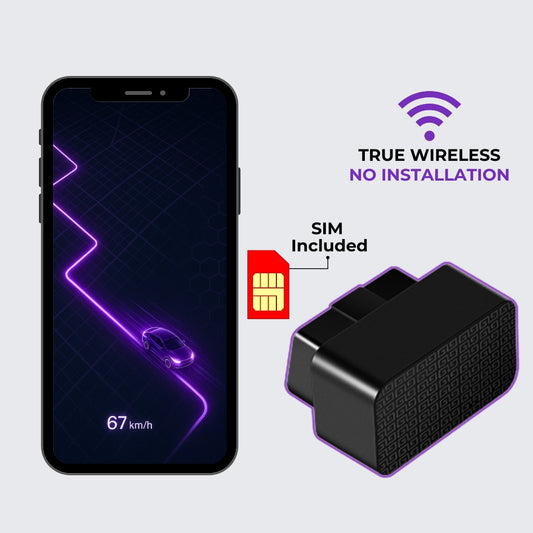 TrackX® OBD Wireless GPS Tracker | No Installation | For Cars