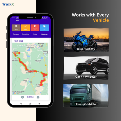 TrackX Wired GPS with Remote Engine ON/OFF | Free Airtel SIM Included