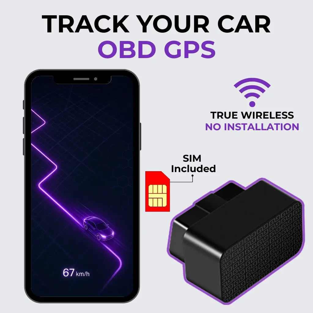 TrackX Wireless OBD GPS – Plug & Play Tracker with Free Airtel SIM ...