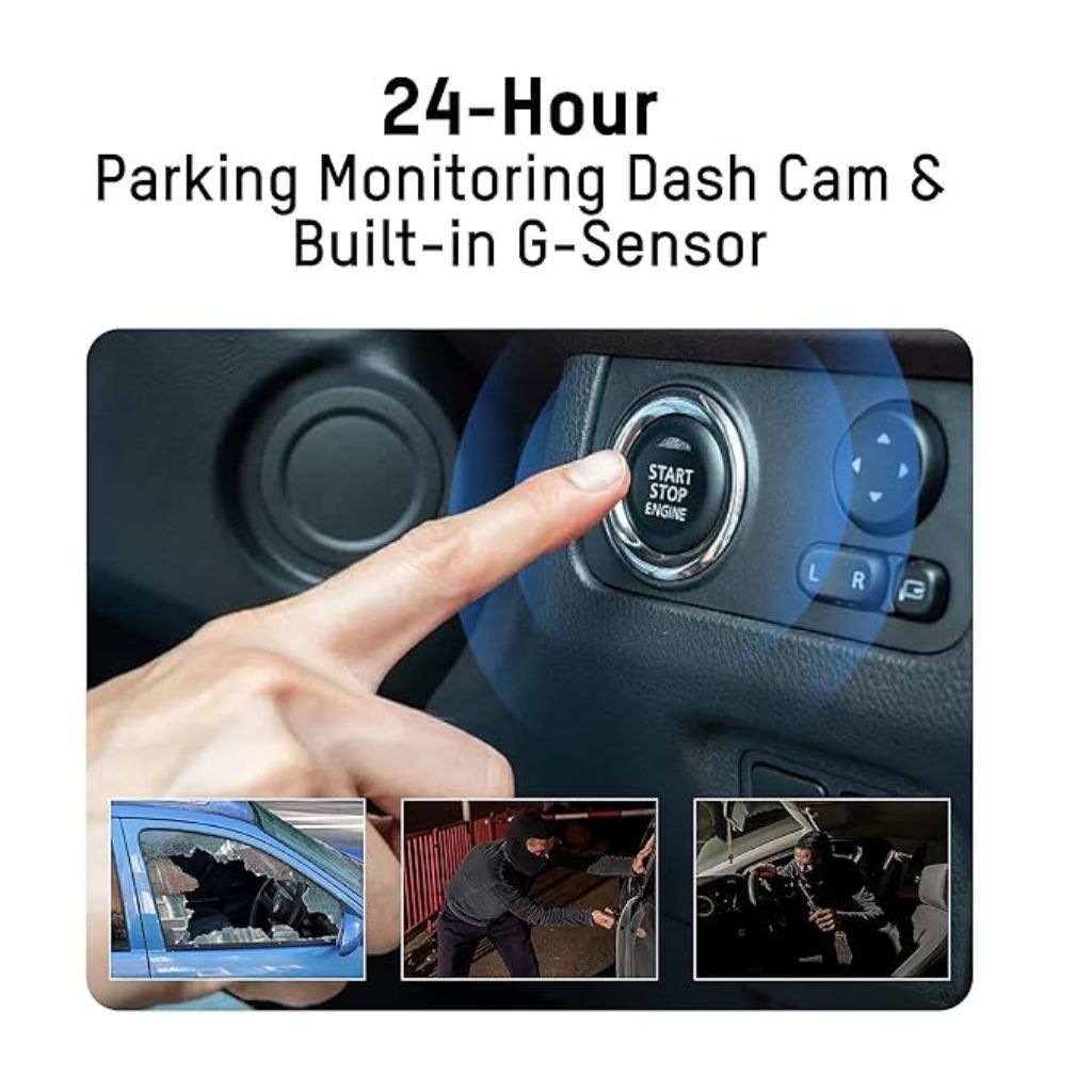 TrackX Dashcam with 2K 1440p HD Resolution