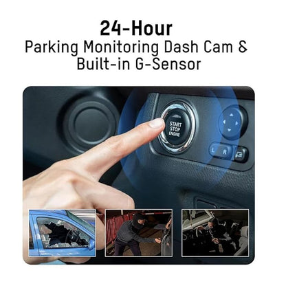 TrackX Dashcam with 2K 1440p HD Resolution