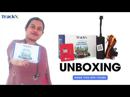 TrackX Wired GPS with Remote Engine ON/OFF | Free Airtel SIM Included