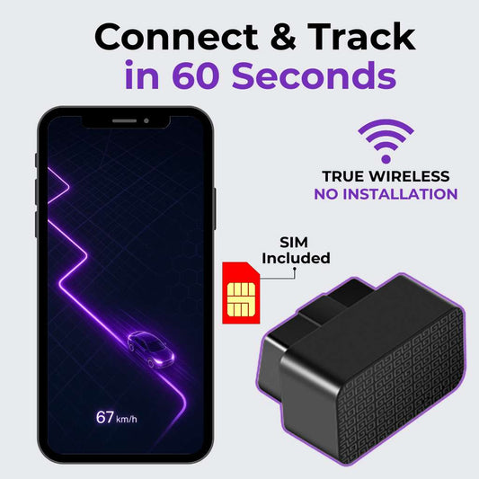 TrackX® True Wireless GPS | No Installation | For Cars