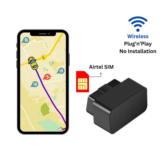 TrackX® Wireless OBD GPS – AI Tracker for Cars