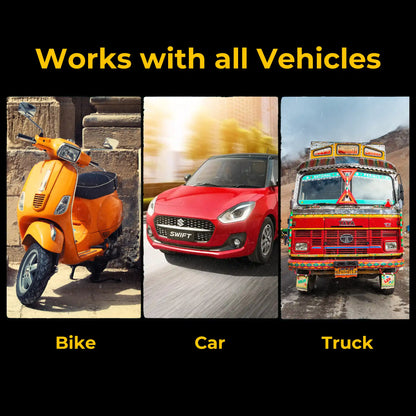 TrackX Wired GPS with Airtel SIM & Remote Engine Lock | Free Installation